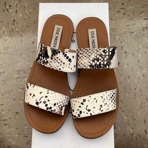 Steve Madden Snakeskin Sandals